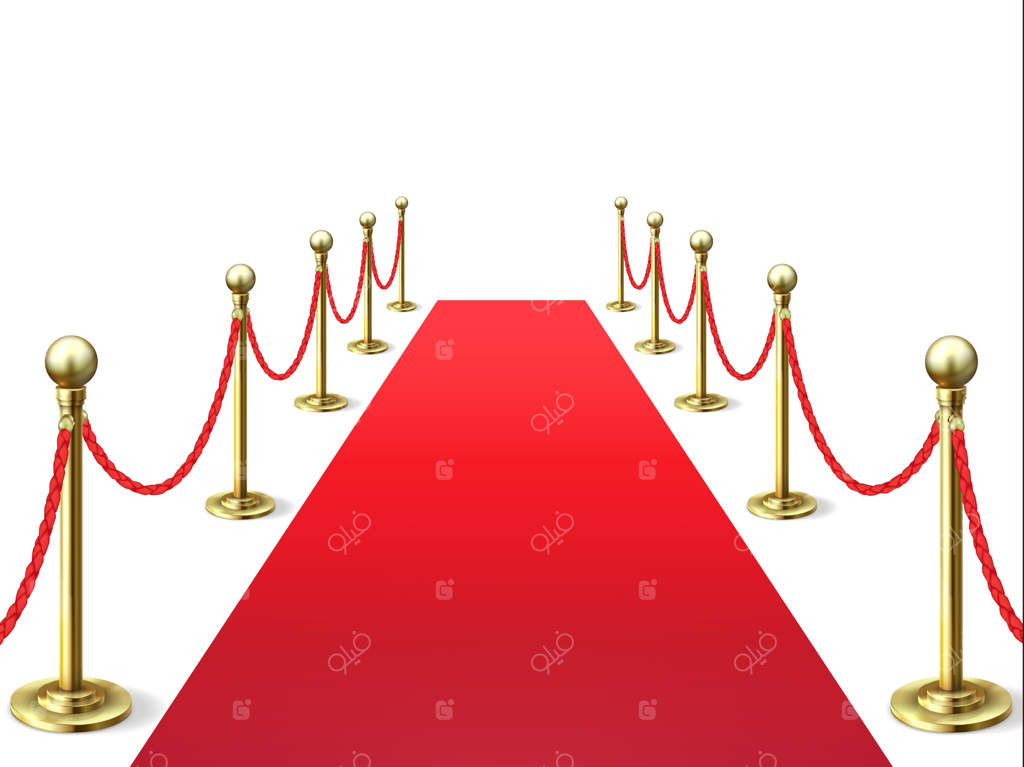 فرش قرمز: مراسم مشاهیر با نوار محافظتی.