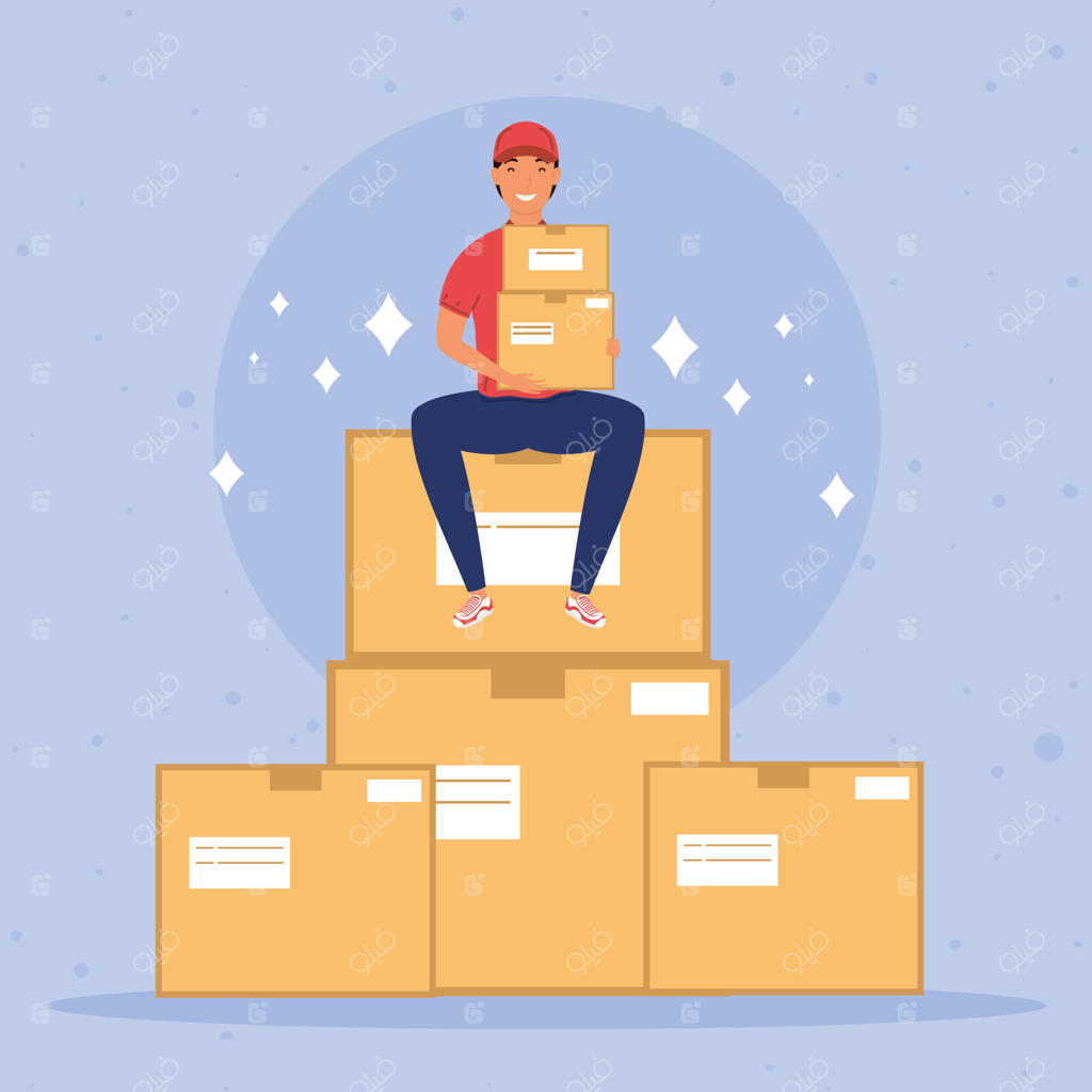 پیک تحویل درون جعبه‌ها