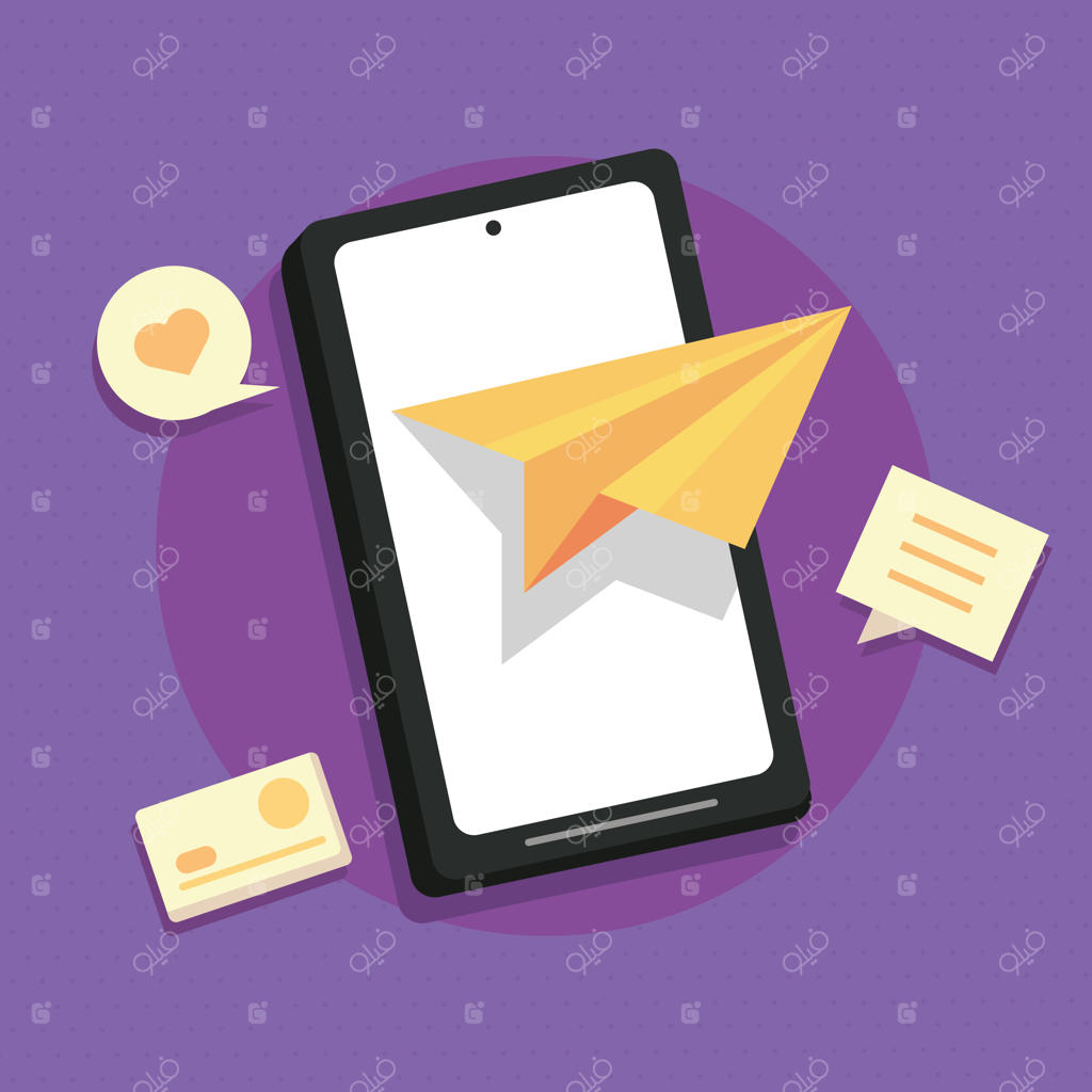 گوشی هوشمند و کاغذ هواپیما