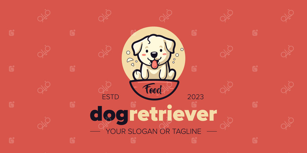 لابرادور رتریور خوشحال: طرحی برداری ایده‌آل برای فروشگاه، خانه و کلینیک حیوانات خانگی