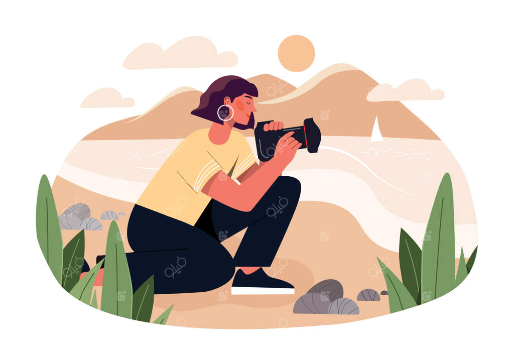 عکاس و دوربین