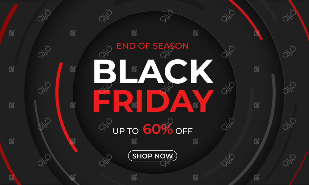 پوستر تبلیغاتی تخفیف ویژه جمعه سیاه