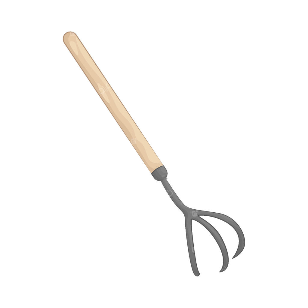 تصویر ماشین شخم‌زنی باغچه