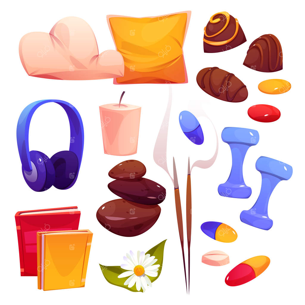 مجموعه کنترل اضطراب به سبک کارتونی