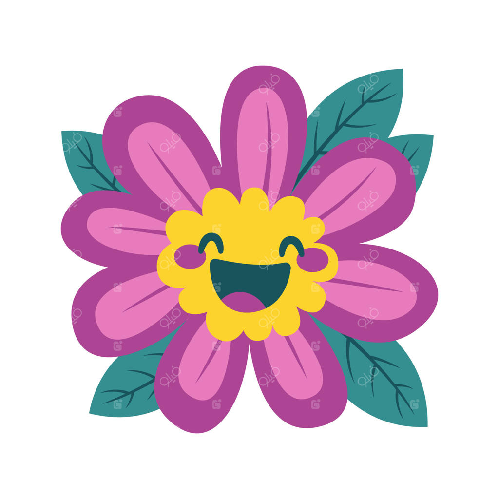 گل بنفش آفتابگردان و گل مروارید با لبخند زیبا در باغ