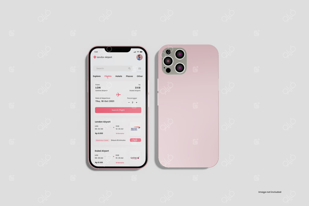 موکاپ رنگارنگ گوشی