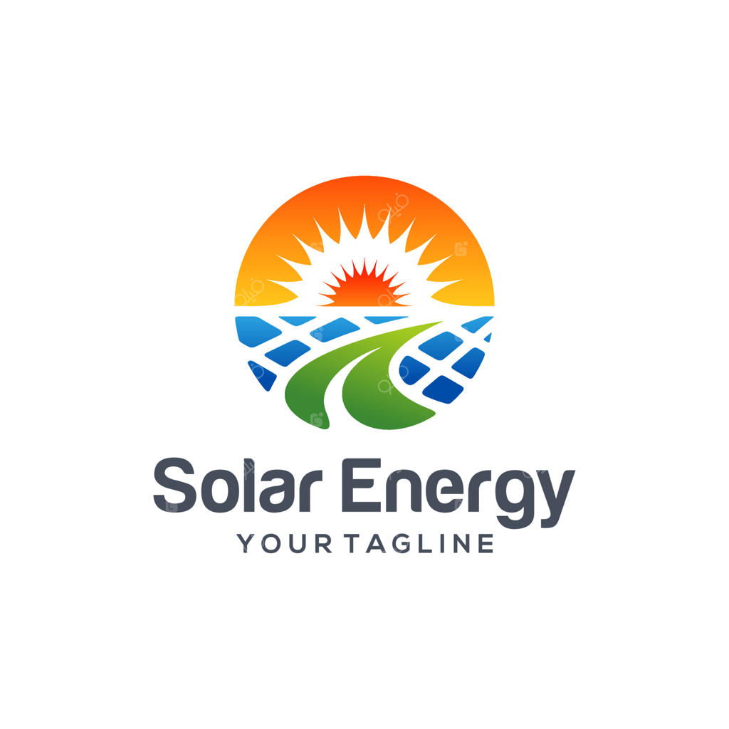 طراحی لوگوی انرژی خورشیدی