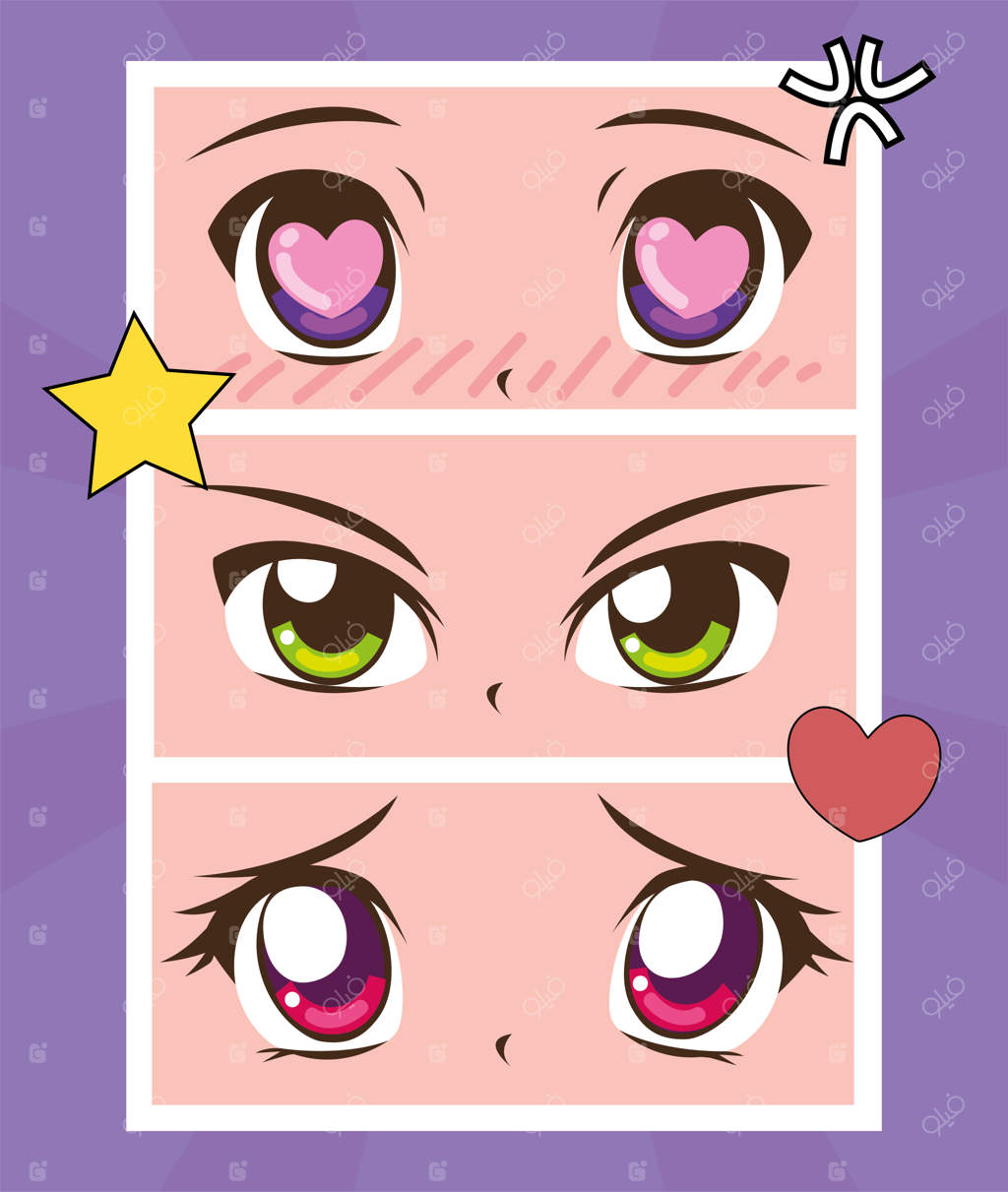 چهره‌های زنانه در انیمه