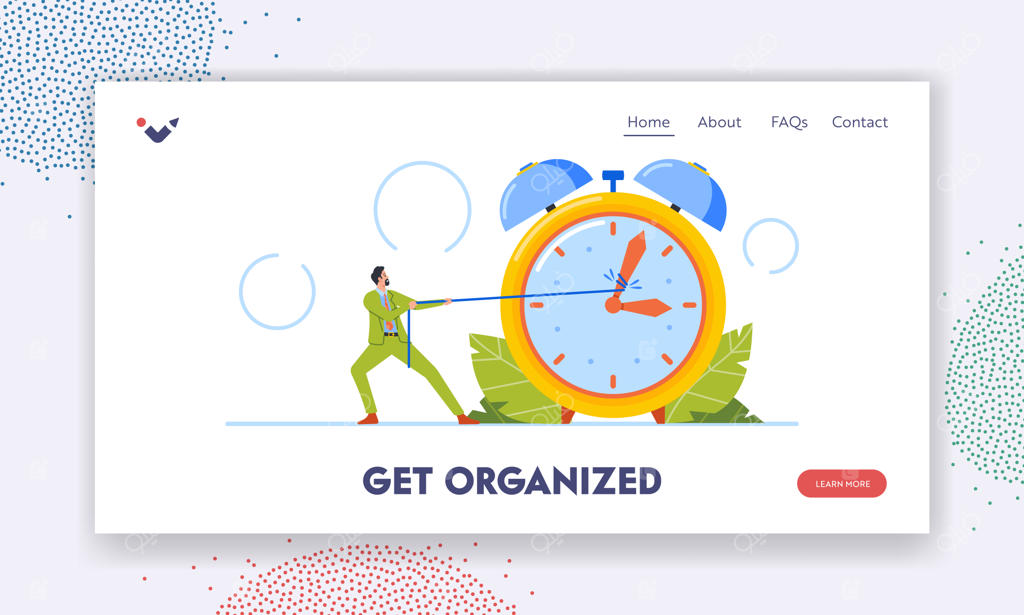 پترن صفحه فرود سازمان‌یافته: تلاش کسب‌و‌کار کوچک برای متوقف کردن زمان