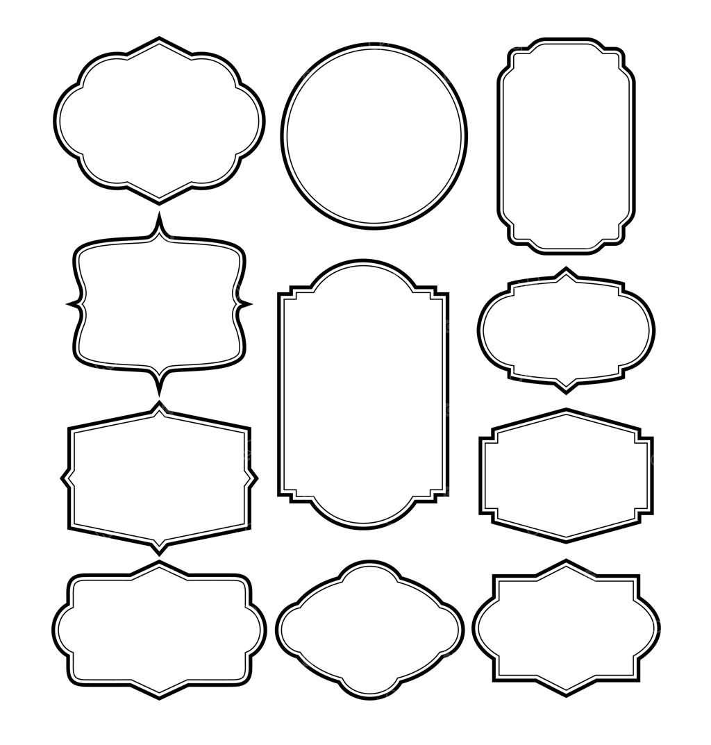 مجموعه طرح‌های حاشیه و قاب قدیمی