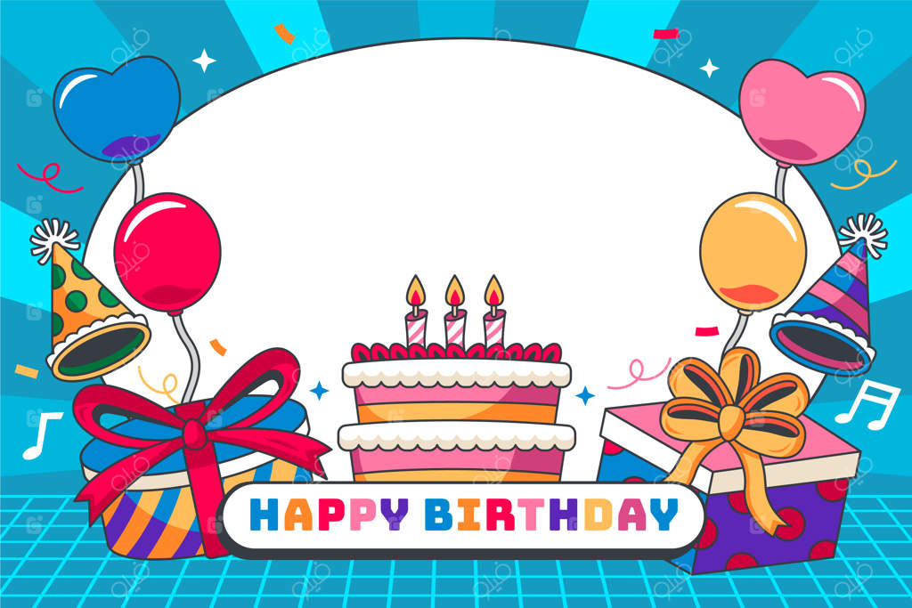 زمینه تولد طراحی شده با دست