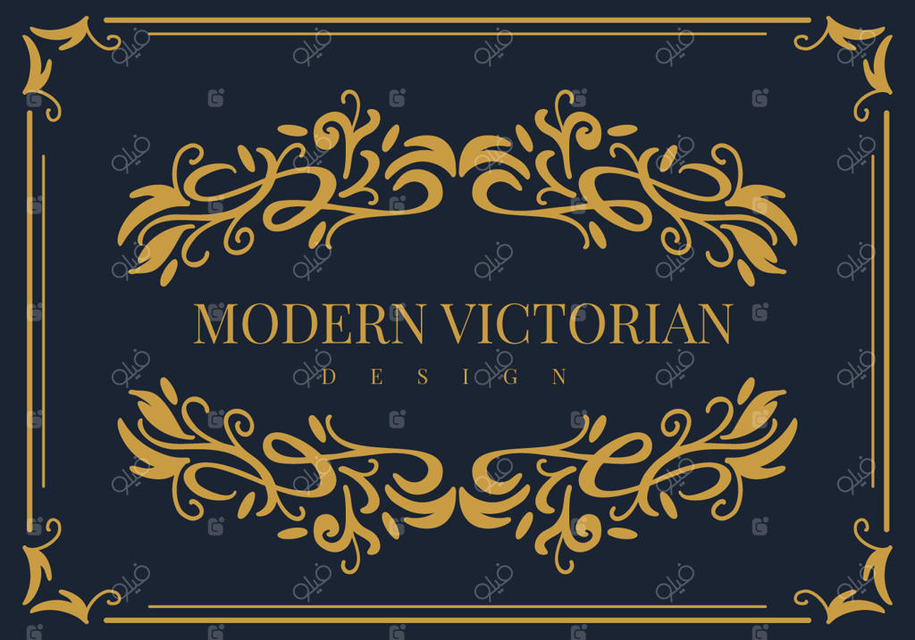 وکتور قاب ویکتوریایی مدرن