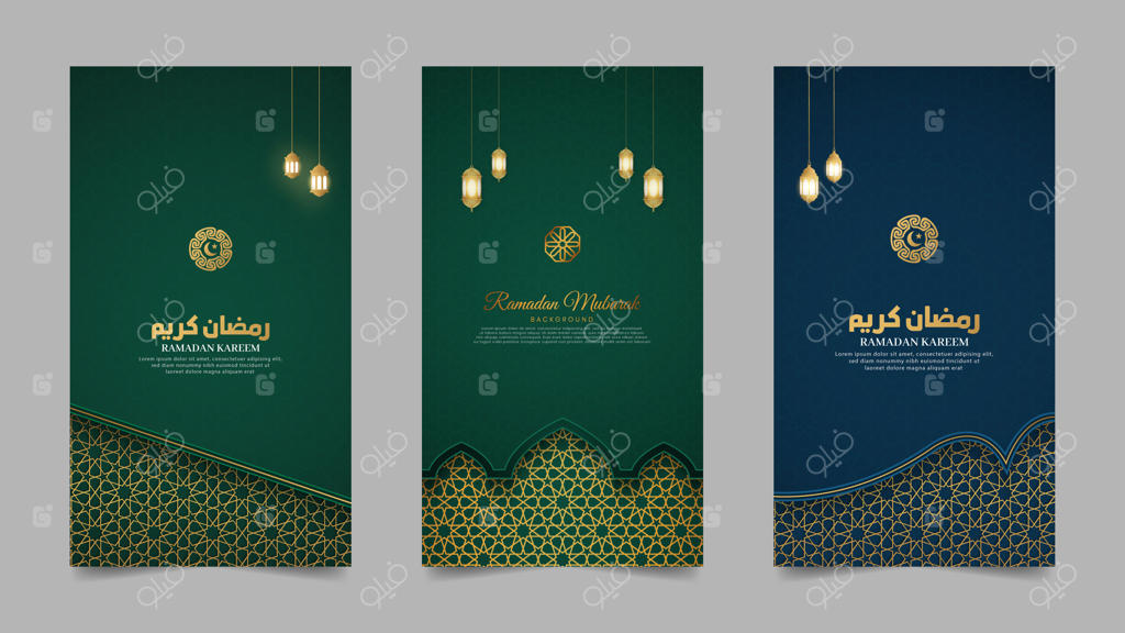 مجموعه قالب‌های واقعی داستان‌های شبکه اجتماعی برای رمضان کریم