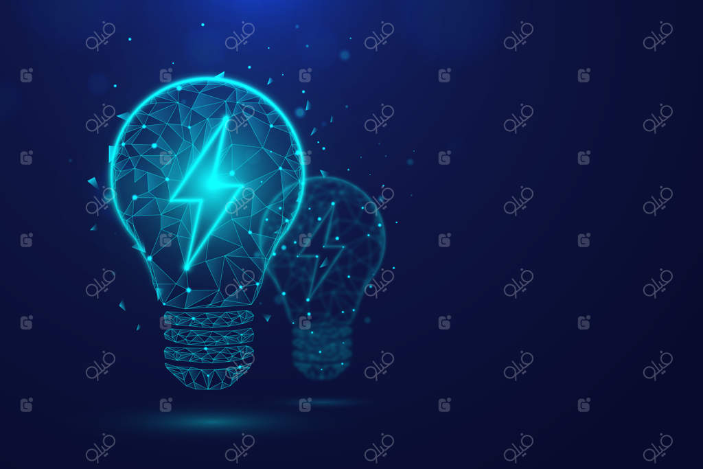 مفهوم بوم‌شناسی فناوری با لامپ روشنایی