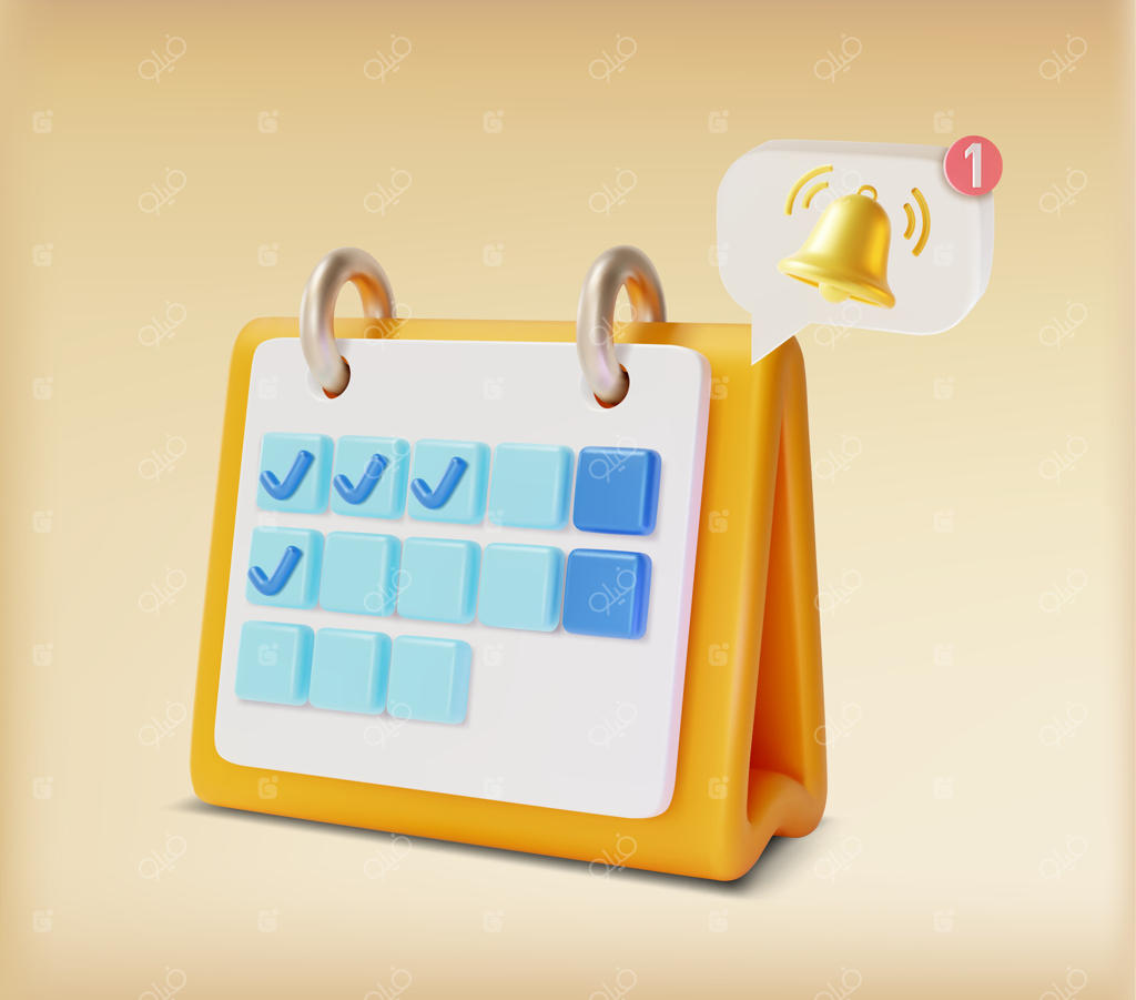 برنامه‌ریزی بودجه سه‌بعدی مدیریت درآمد و هزینه‌ها به سبک کارتون. وکتور