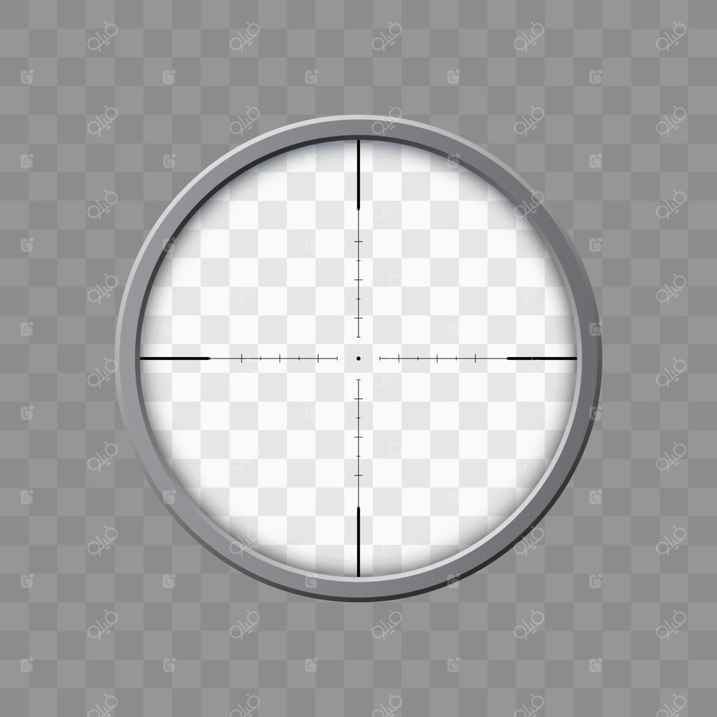 دوربین تفنگ تک‌تیرانداز: هدف‌گیری اسلحه و شیشه نوری - مفهوم و تصویر هدف