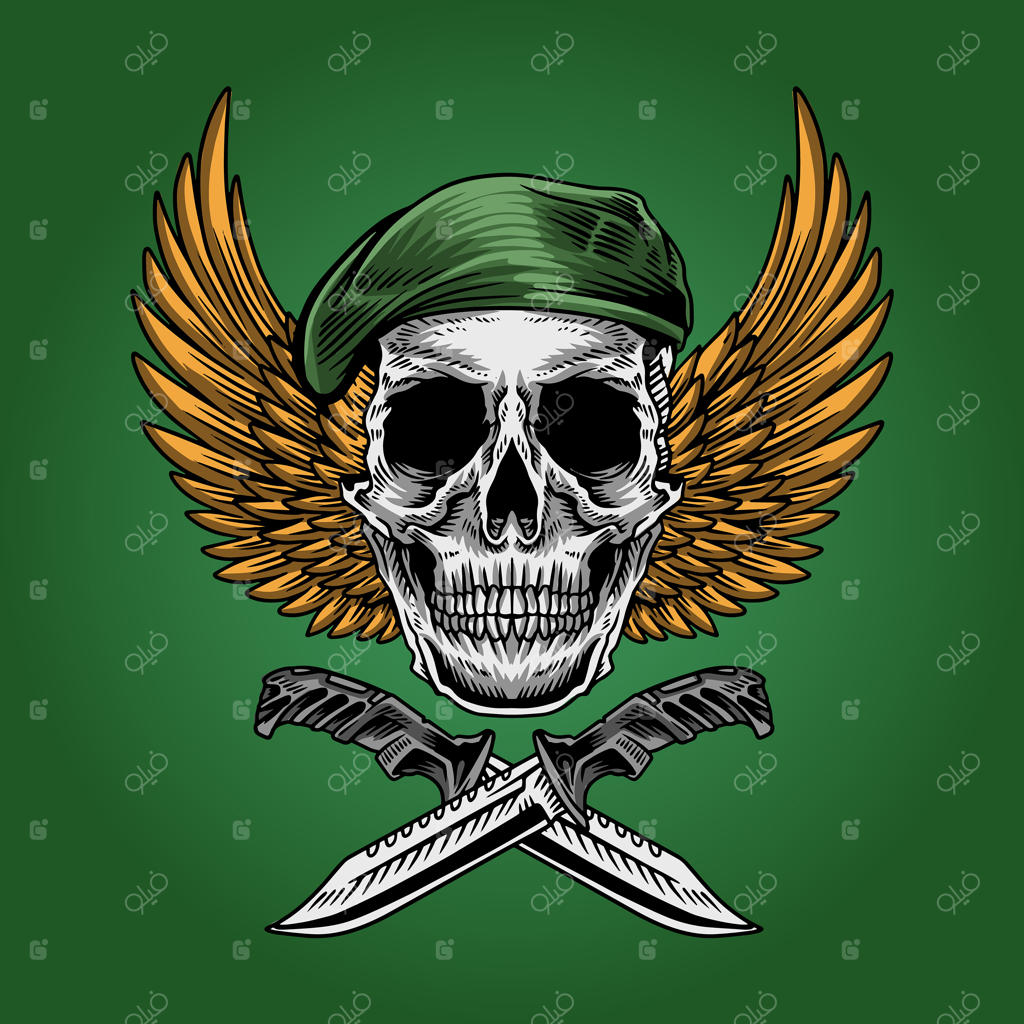 تصویرسازی ارتش سربازان جمجمه‌ای