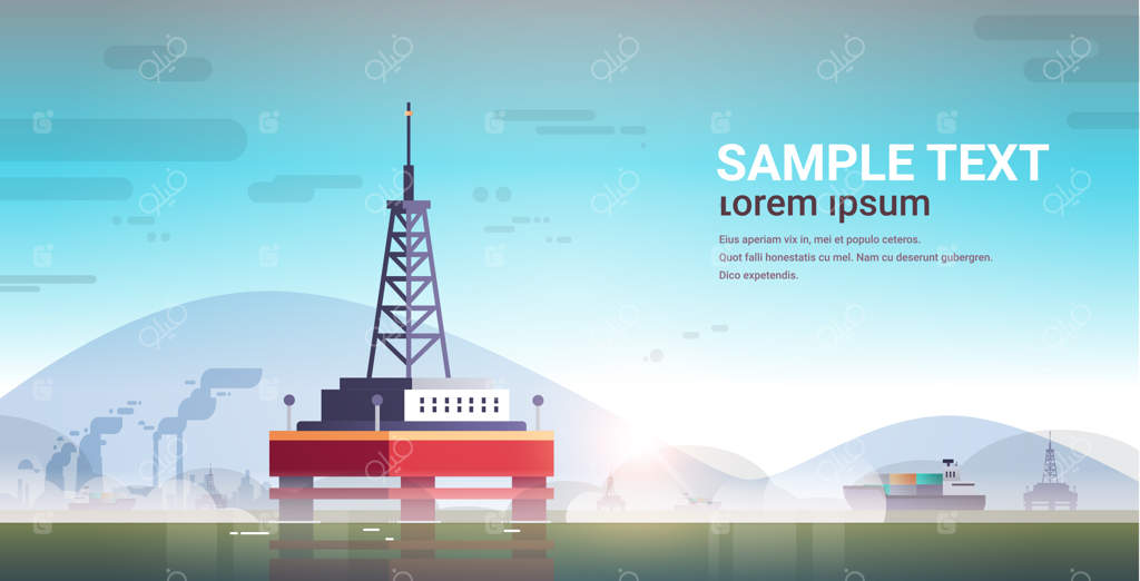 پلتفرم دریایی، تاسیسات حفاری و نیروگاه فراساحلی صنعتی
