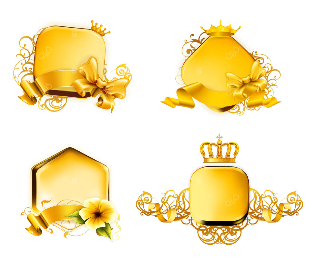 قاب‌های قدیمی طلایی، تصویرسازی