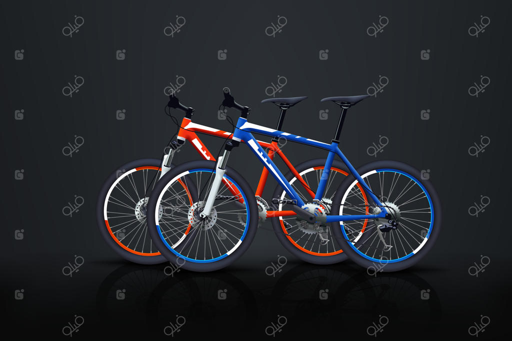 دوچرخه‌ای در تاریکی