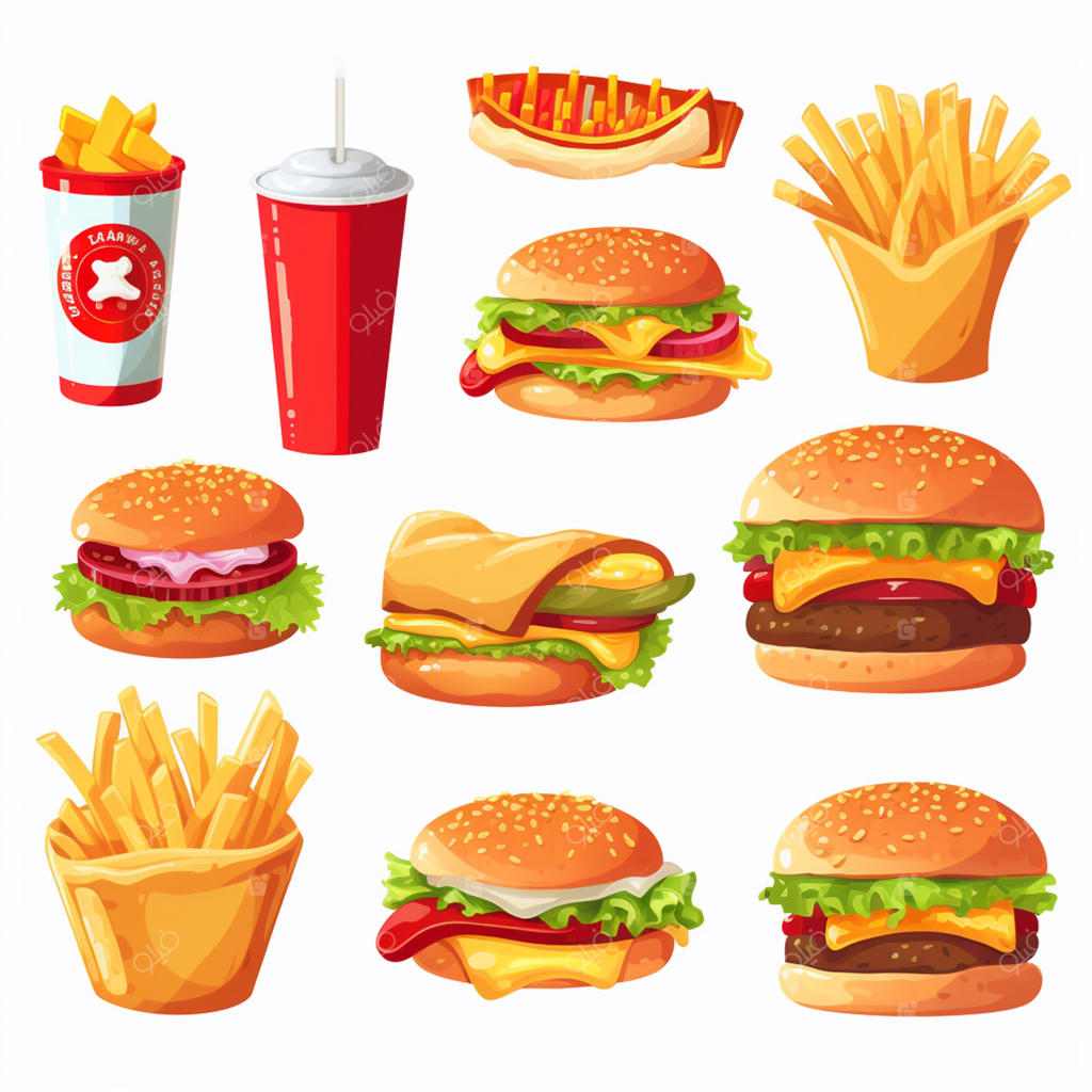 طرح وکتور ساندویچ هات داگ آمریکایی با سس خردل و نان