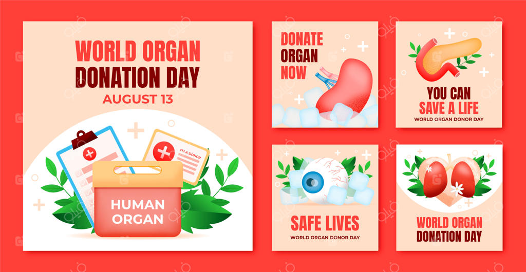 مجموعه پست‌های اینستاگرام به مناسبت روز جهانی اهدای عضو