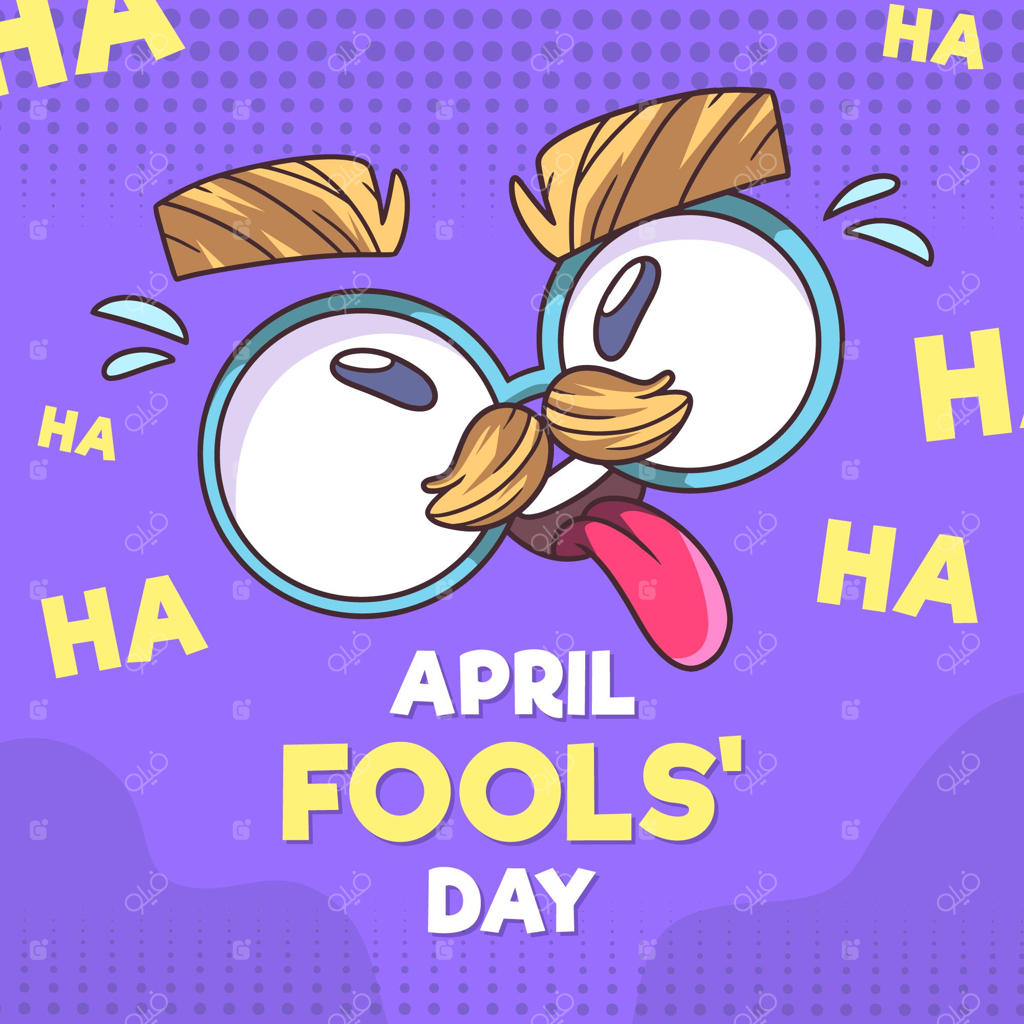 تصویرسازی دست‌ساز روز اول آوریل