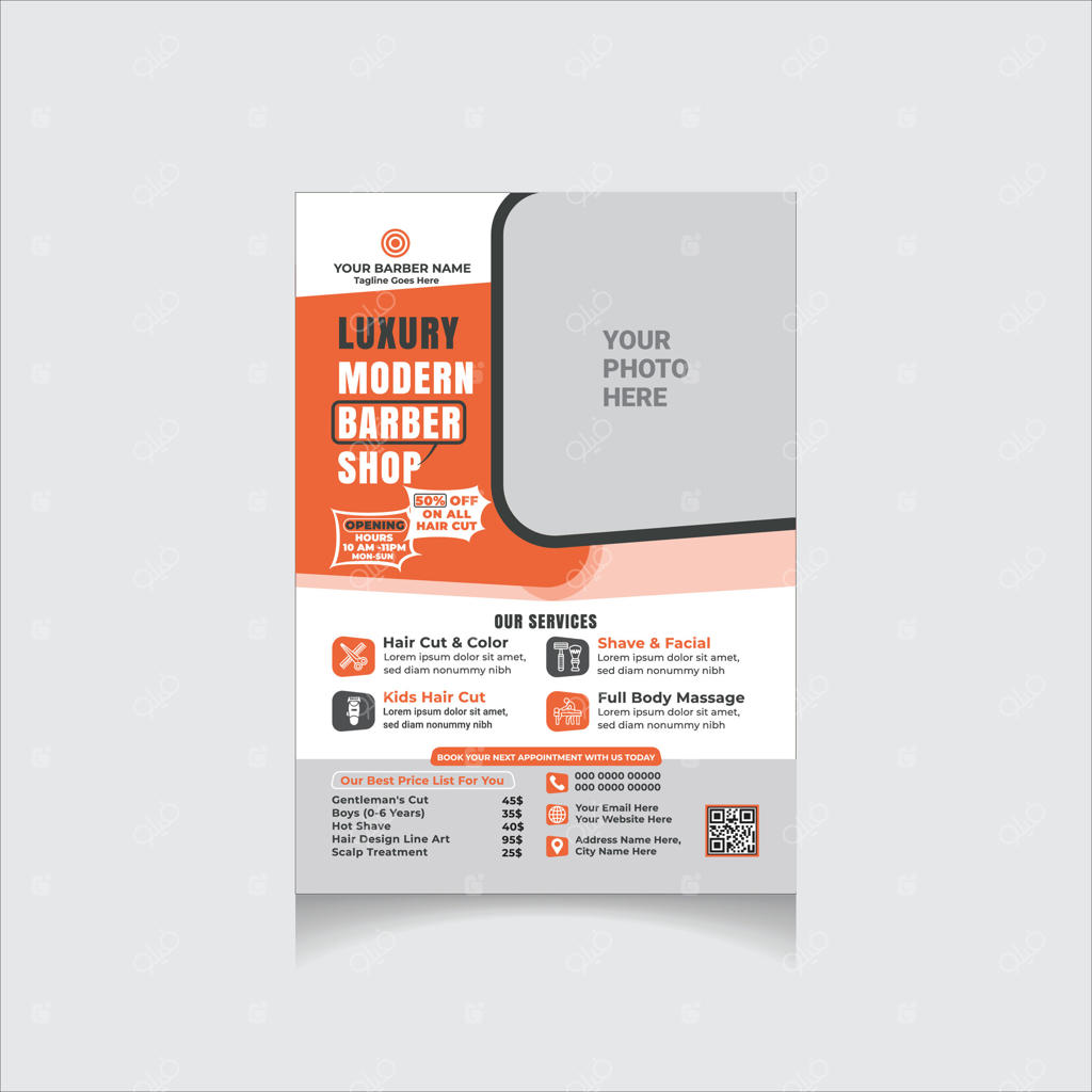 تبلیغات آرایشگاه مردانه