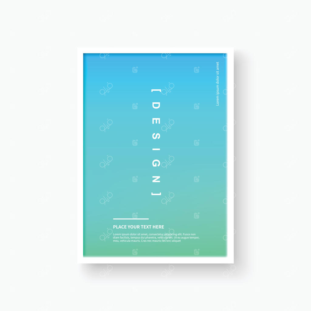 پس‌زمینه‌ وکتوری با گرادیان رنگی زیبا