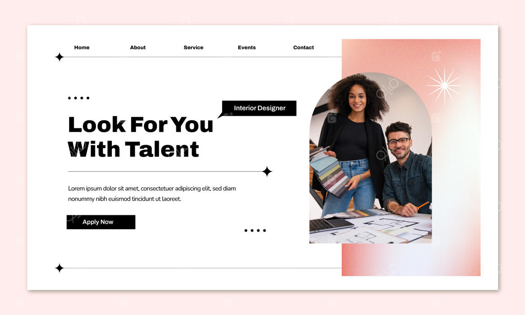 طراحی داخلی با استفاده از تمپلت های گرادینت