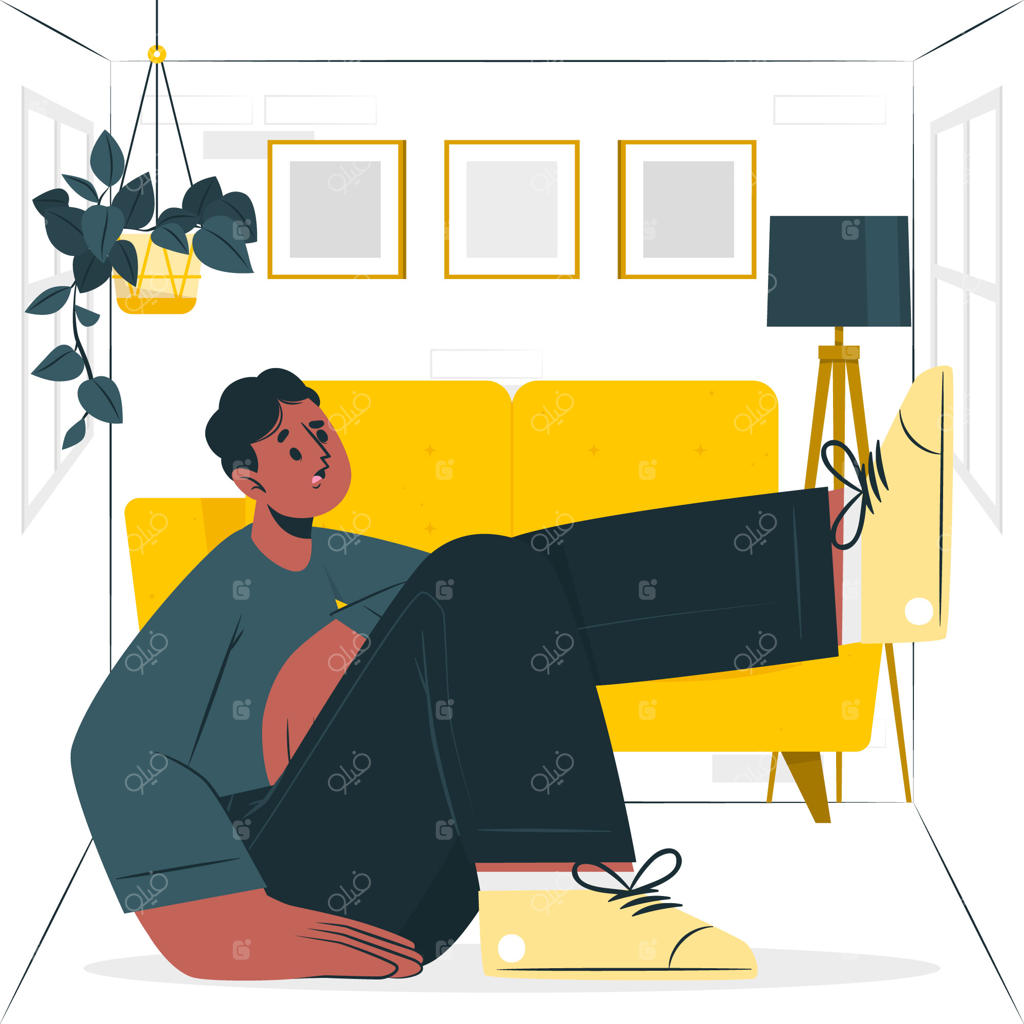 تصویرسازی مفهوم آپارتمان کوچک