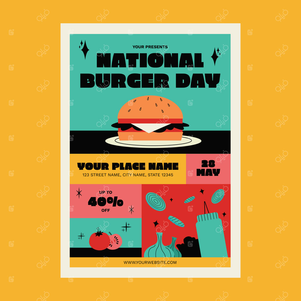 پوستر روز ملی برگر