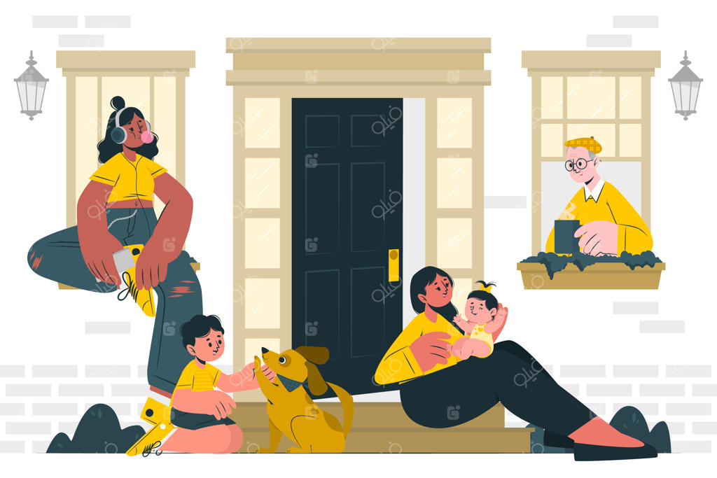 تصویری از مفهوم خانه چند نسلی