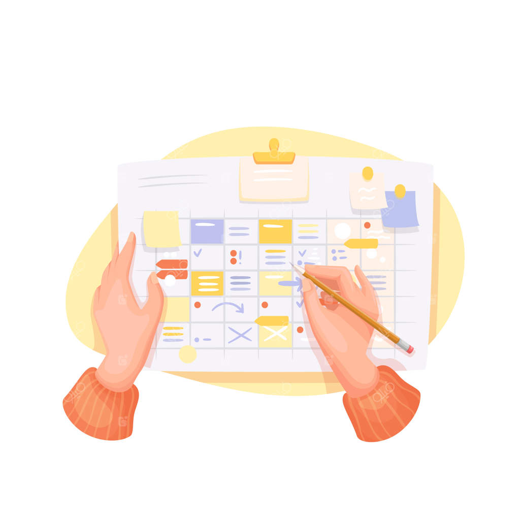 برنامه‌ریزی: یادداشت‌برداری در صفحه برنامه‌ریزی