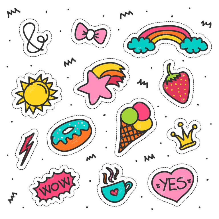 مجموعه وکتور طرح‌های دست‌کشیده