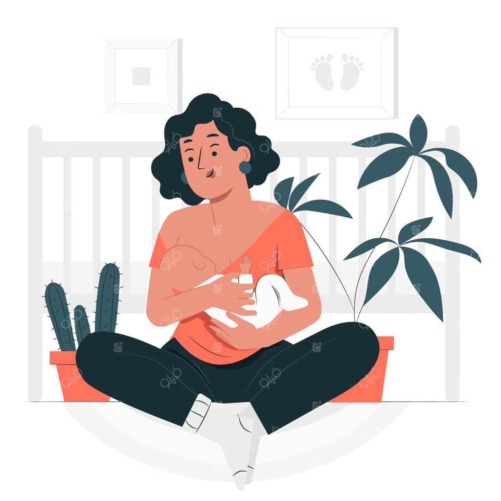 تصویر مفهومی شیردهی