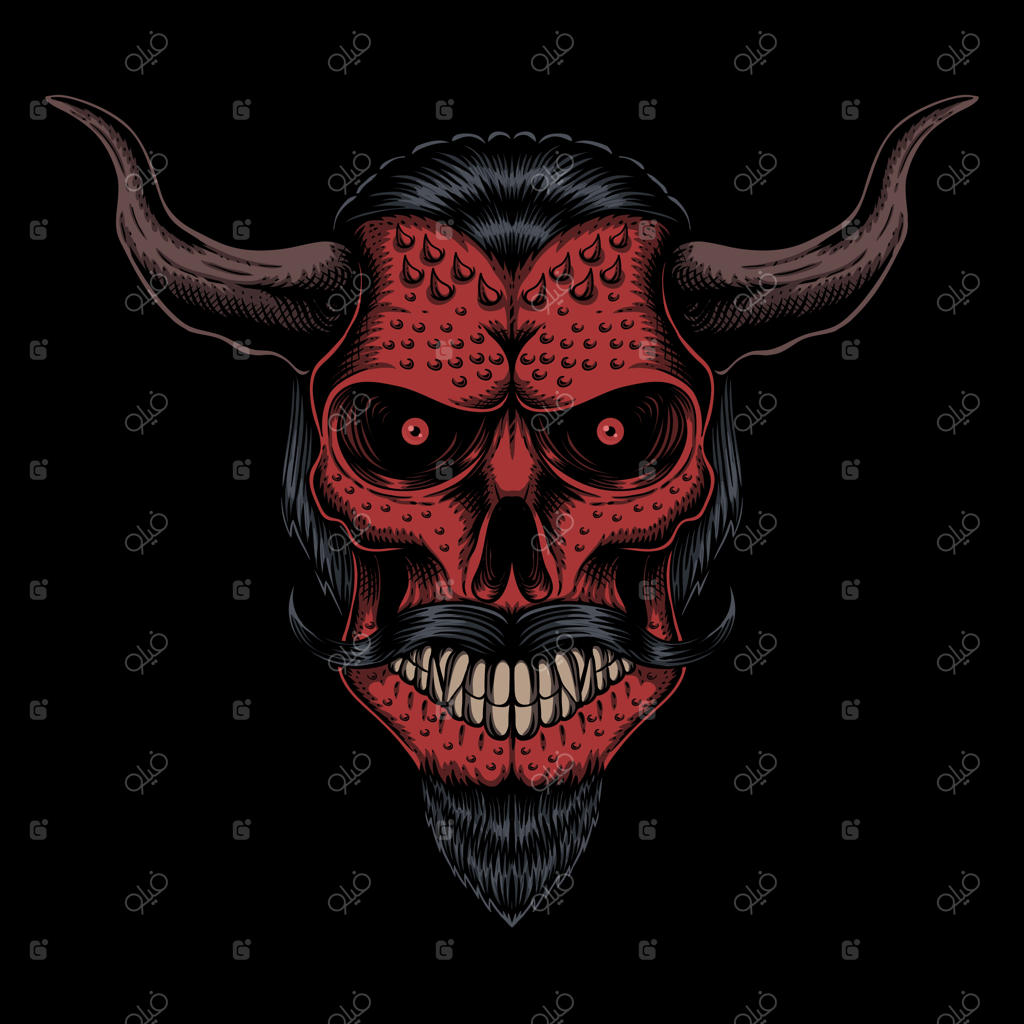 تصویر شیطان جمجمه‌ای