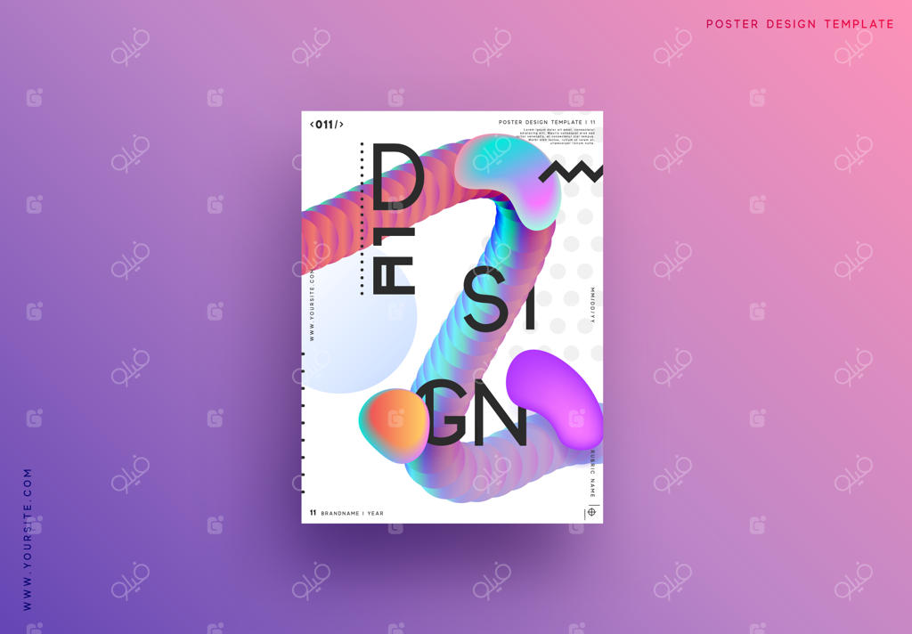 زمینه مینیمال مدرن و انتزاعی. طراحی پترن رنگارنگ با نقاشی سیال. اشکال گرادیانی آینده‌گرا. برچسب بروشور، طرح‌بندی فلایر، پوستر، بنر. طراحی جلد کارت. وکتور گرافیکی