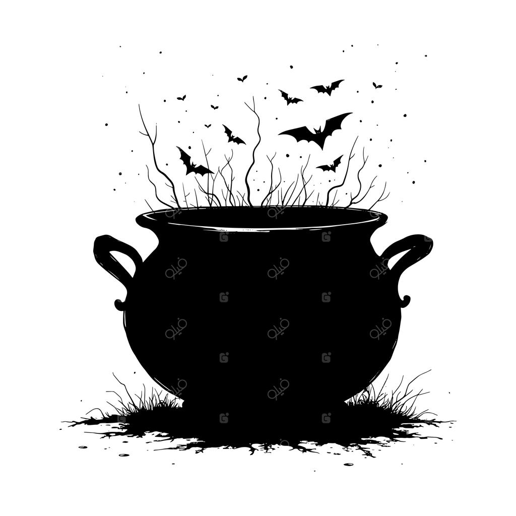 وکتور ضد نور هالووین