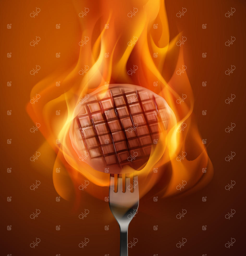 تصویر تیوپ شنا کودکان با دسته و سر پرنده، بر روی پس‌زمینه گرادیان