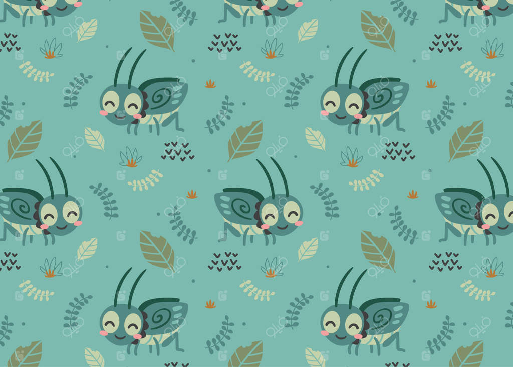 جیرجیرک‌های زیبا در نقش بوته‌ها