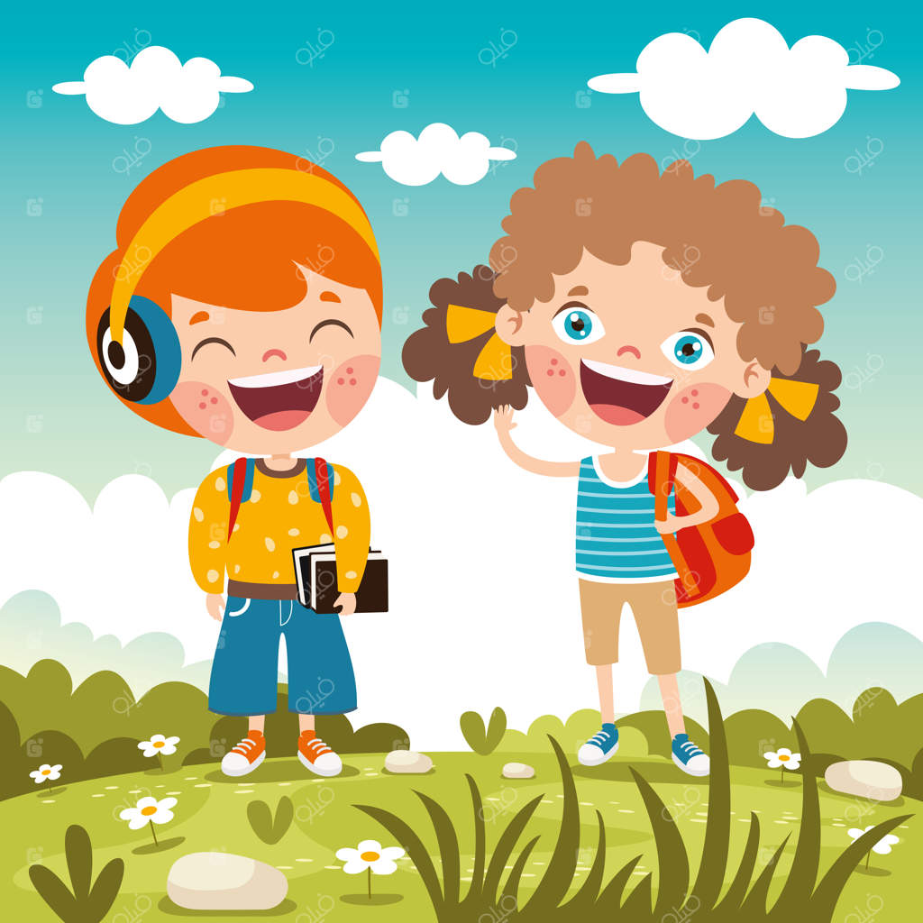 مفهوم آموزش با دانش‌آموزان کارتونی