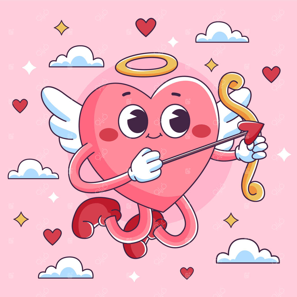 تصویرسازی دستی برای روز ولنتاین