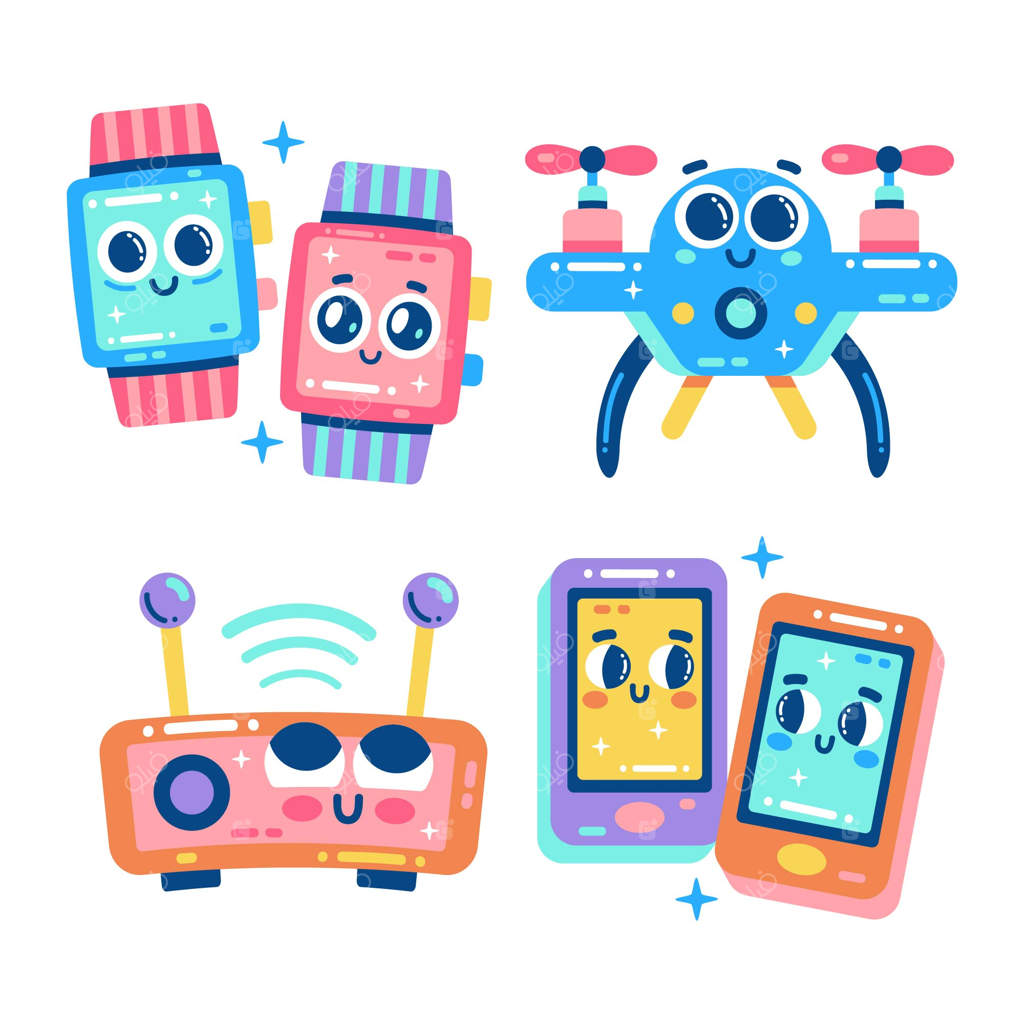 برچسب‌های جذاب برای دستگاه‌های تکنولوژیکی