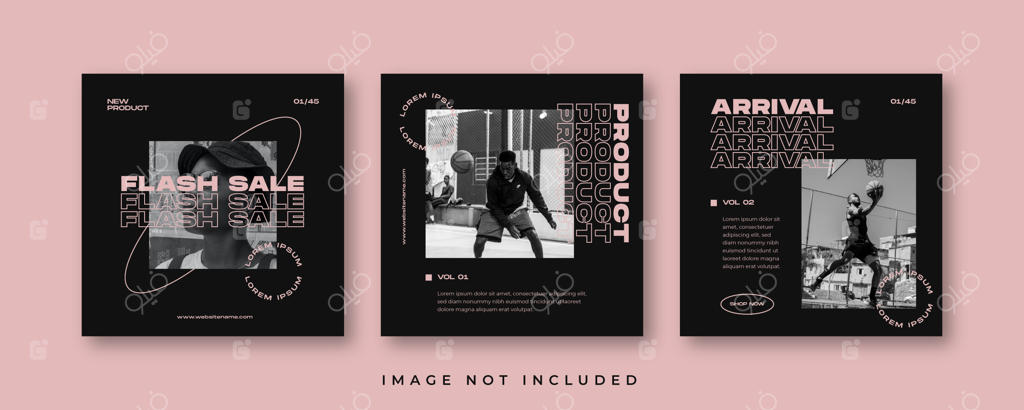 قالب پست شبکه‌های اجتماعی برای مد شهری