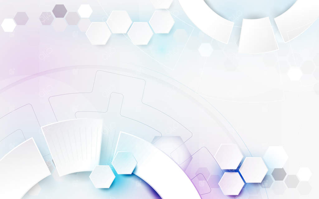 پس‌زمینه فناوری هندسی سفید و انتزاعی