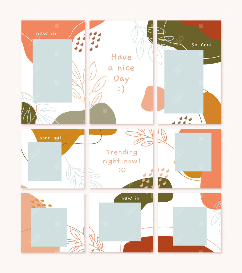 بسته پست‌ها و استوری‌های اینستاگرام