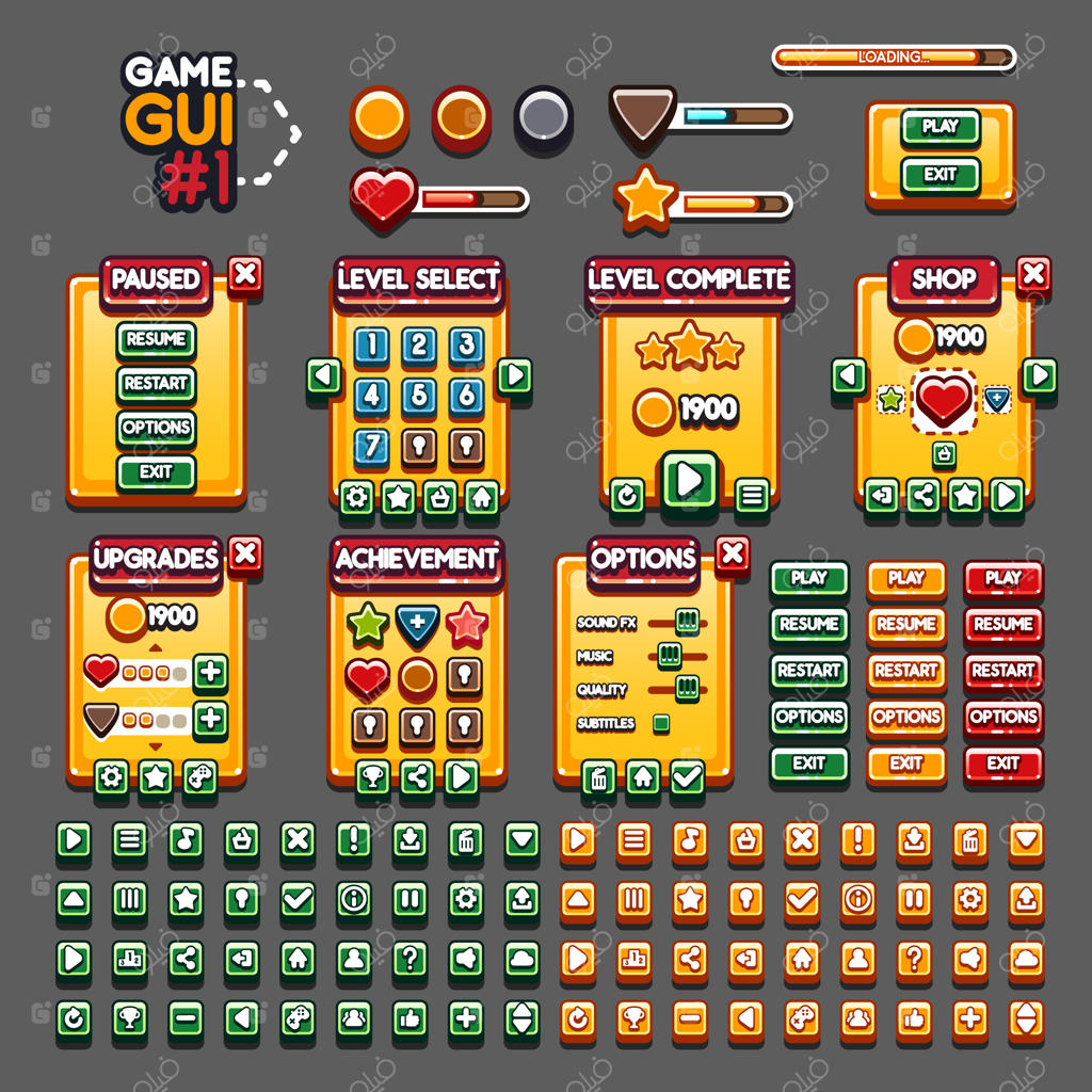 رابط کاربری بازی