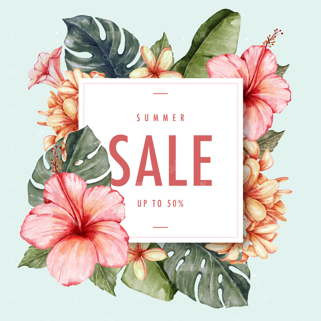 فروش ویژه تابستان با طراحی استوایی