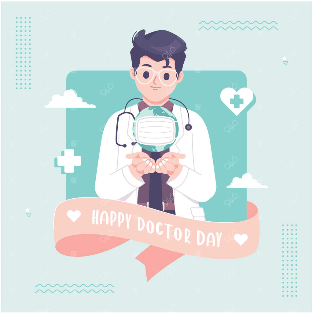 طرح کارت تبریک قدردانی از پزشک